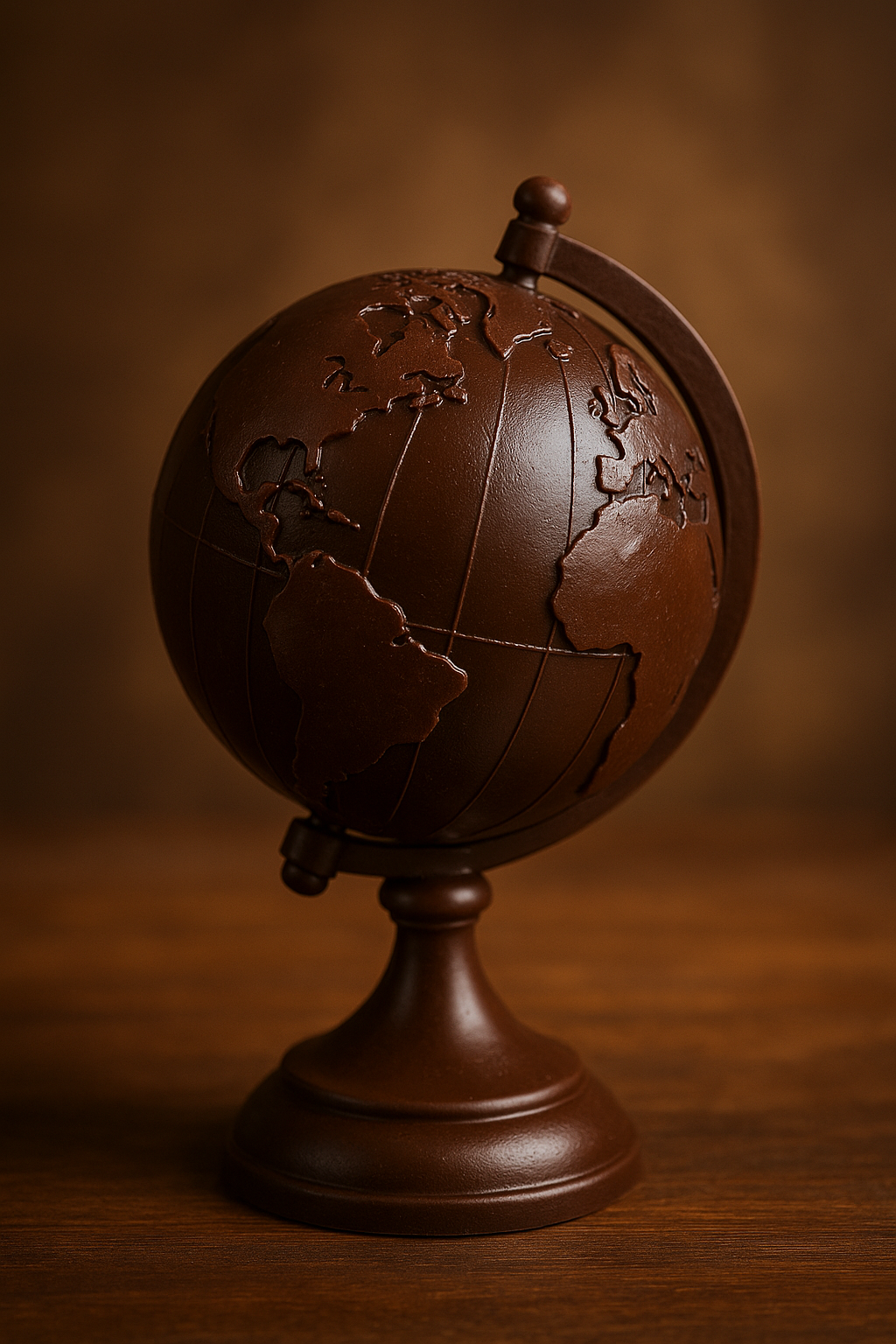 chocolate Globe on a stand